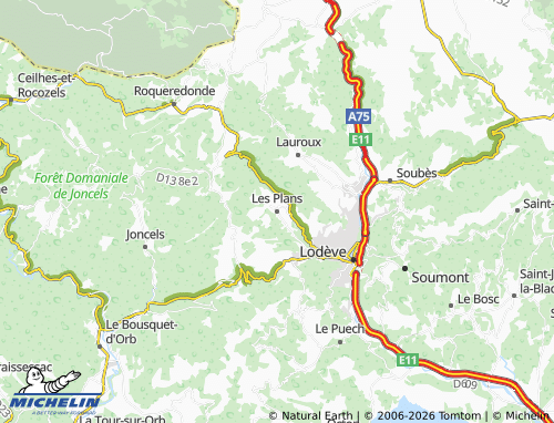 Mapa MICHELIN Les Plans - ViaMichelin