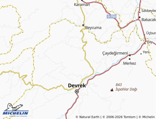 Mappa MICHELIN Yılanlıca - ViaMichelin