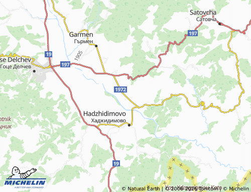 MICHELIN Hvostyane map - ViaMichelin