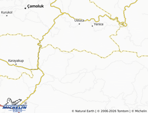 MICHELIN Perçem map - ViaMichelin