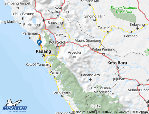 MICHELIN-Landkarte Solok - ViaMichelin