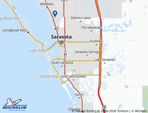 Mapa MICHELIN Southgate - ViaMichelin