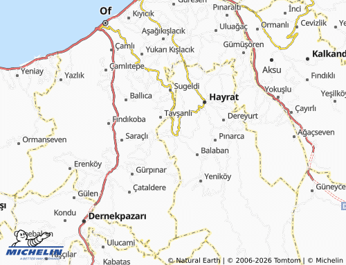 MICHELIN Balaban Merkez map - ViaMichelin