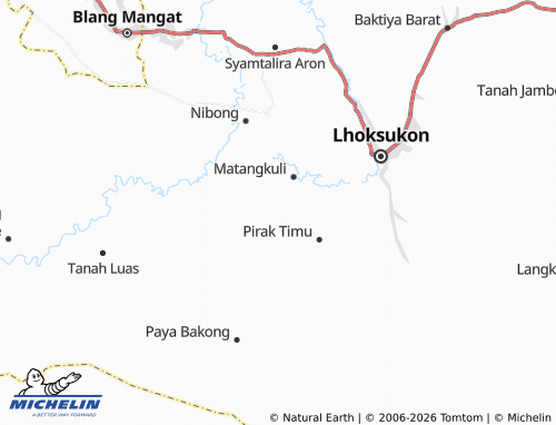 MICHELIN Matang Peusangan map - ViaMichelin