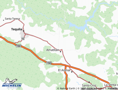 MICHELIN-Landkarte Agaveros - ViaMichelin