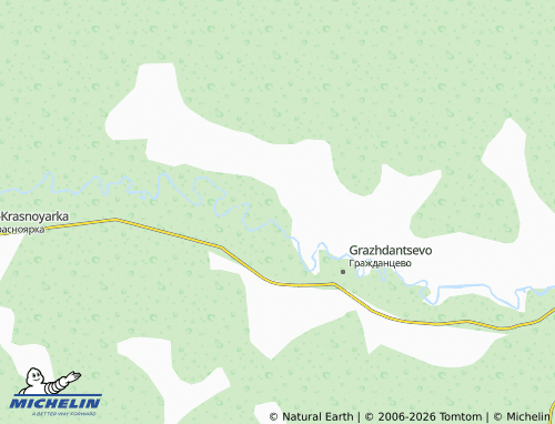 MICHELIN-Landkarte Udarnik - ViaMichelin