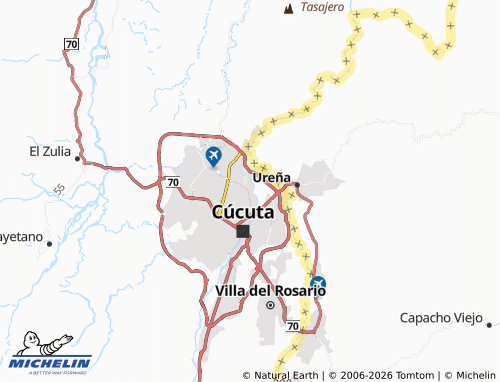 Mapa MICHELIN Próceres - ViaMichelin