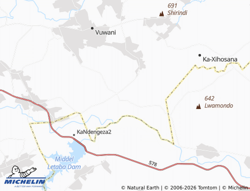 MICHELIN-Landkarte Balanganani - ViaMichelin