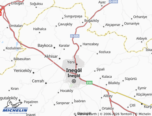MICHELIN Esentepe map - ViaMichelin