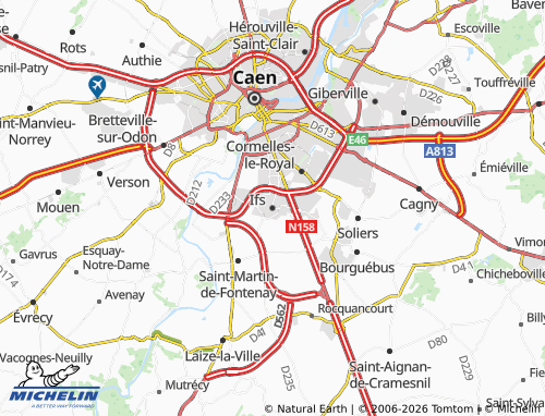 MICHELIN Ifs map - ViaMichelin