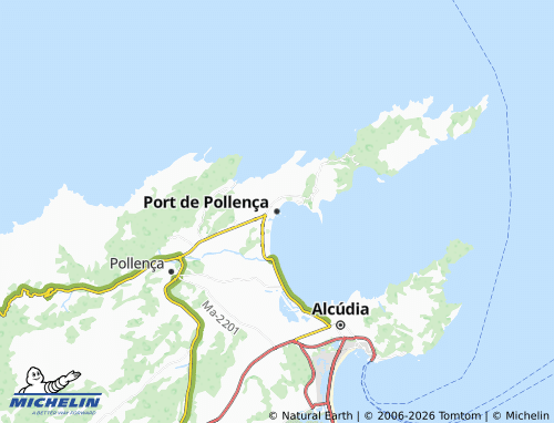 Mapa MICHELIN Port de Pollença - ViaMichelin