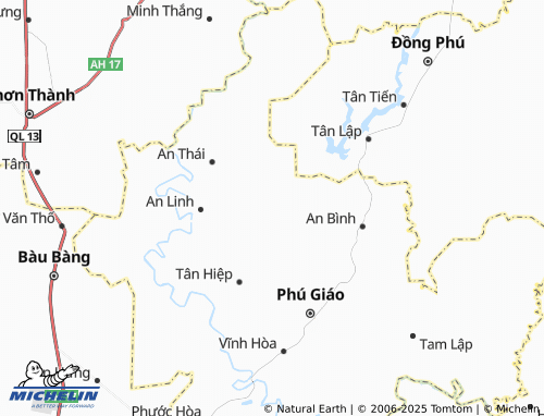 MICHELIN Phước Sang map - ViaMichelin