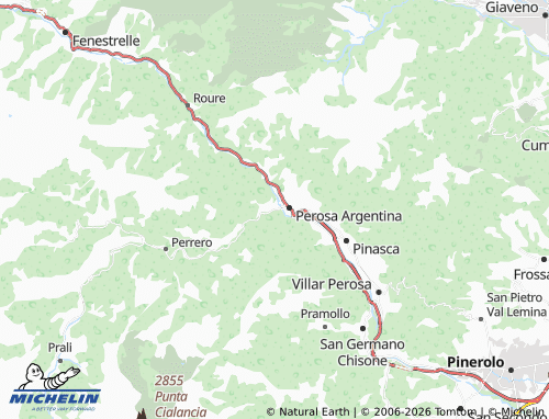 Mapa MICHELIN Pomaretto - ViaMichelin