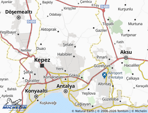 MICHELIN Habibler map - ViaMichelin