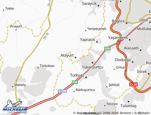 Mappa MICHELIN Atayurt - ViaMichelin
