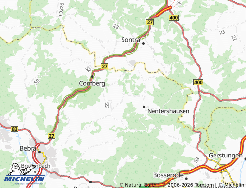 Mapa MICHELIN Dens - ViaMichelin