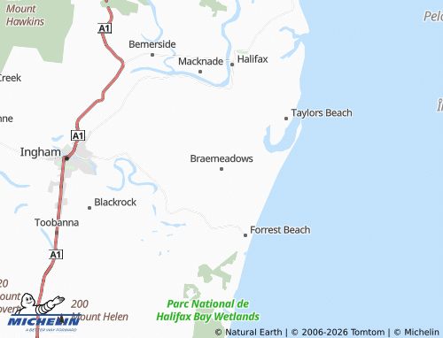 Mappa MICHELIN Braemeadows - ViaMichelin