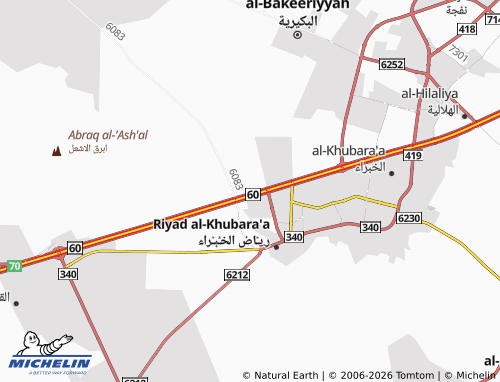 MICHELIN-Landkarte Ahad - ViaMichelin