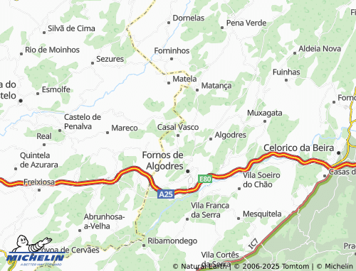 MICHELIN-Landkarte Casal Vasco - ViaMichelin