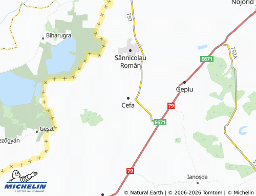 Mappa MICHELIN Cefa - ViaMichelin