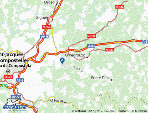 MICHELIN-Landkarte Amenal - ViaMichelin