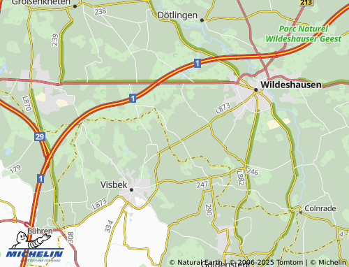 Mappa MICHELIN Thölstedt - ViaMichelin