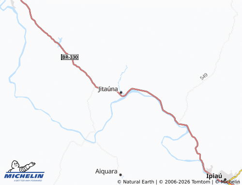 Carte MICHELIN Jitaúna - ViaMichelin