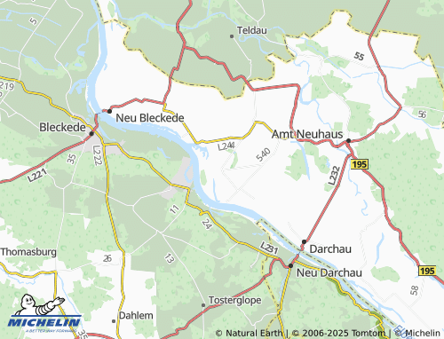 Mapa MICHELIN Neu Garge - ViaMichelin