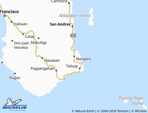 MICHELIN Mangero map - ViaMichelin