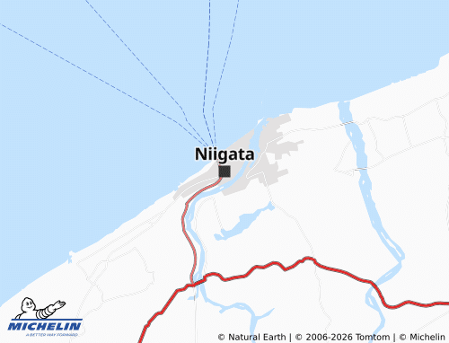 Mapa MICHELIN Niigata - ViaMichelin