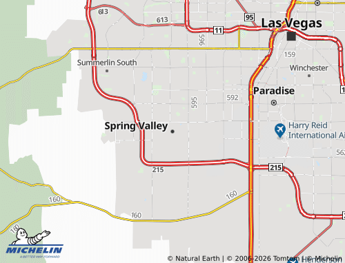 Mappa MICHELIN Spring Valley - ViaMichelin