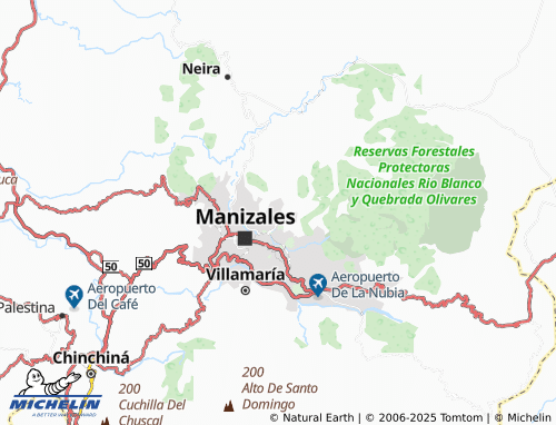 MICHELIN Bosques del Norte map - ViaMichelin