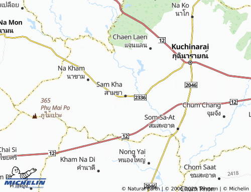 MICHELIN Sam Kha map - ViaMichelin