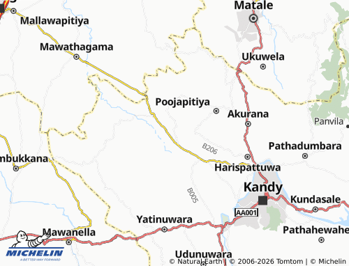 Mappa MICHELIN Ethamulla - ViaMichelin