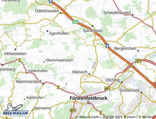 Mapa MICHELIN Oberlappach - ViaMichelin