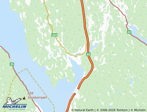 MICHELIN Tangen map - ViaMichelin