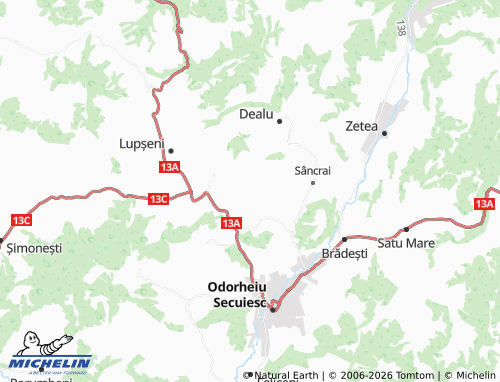 Mappa MICHELIN Ulcani - ViaMichelin