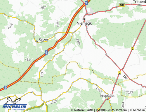MICHELIN Garrey map - ViaMichelin