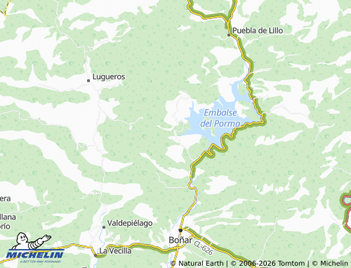 Mapa MICHELIN Valdehuesa - ViaMichelin