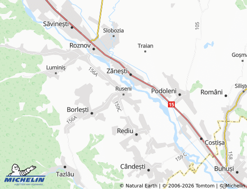 Carte MICHELIN Ruseni - ViaMichelin
