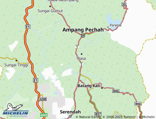 MICHELIN-Landkarte Kampung Sekolah - ViaMichelin