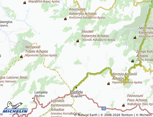 MICHELIN Livartzi map - ViaMichelin