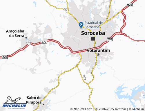 MICHELIN Jardim Novo Mundo map - ViaMichelin