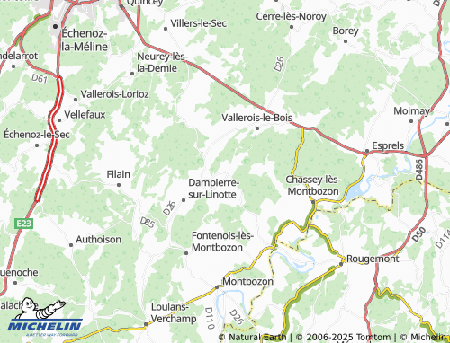 MICHELIN Presle map - ViaMichelin