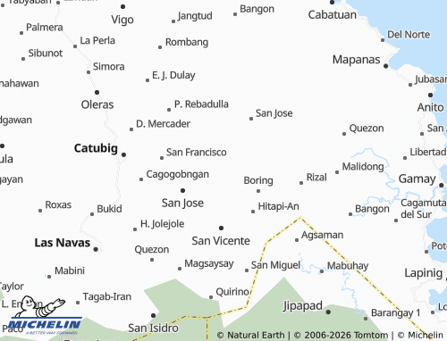 MICHELIN Roxas map - ViaMichelin