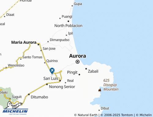 MICHELIN Buhangin map - ViaMichelin