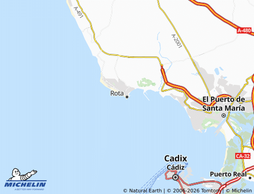 Mapa MICHELIN Rota - ViaMichelin