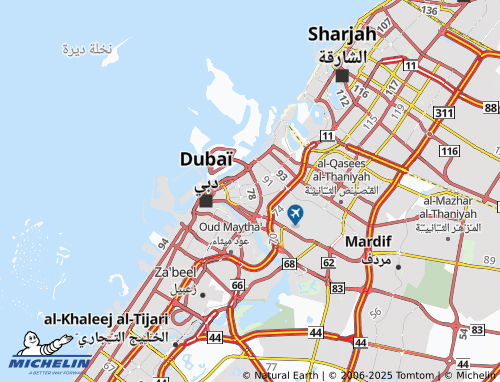 Mappa MICHELIN al-Muteenah - ViaMichelin
