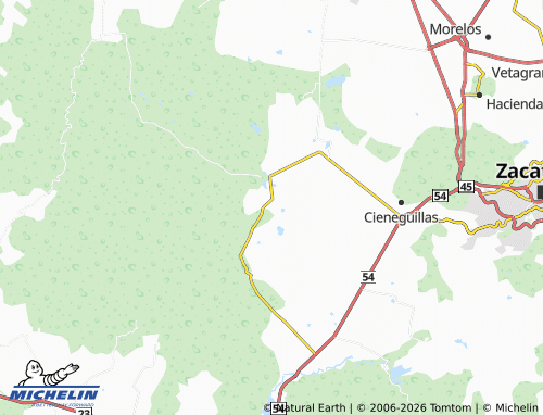 MICHELIN Rancho Nuevo map - ViaMichelin