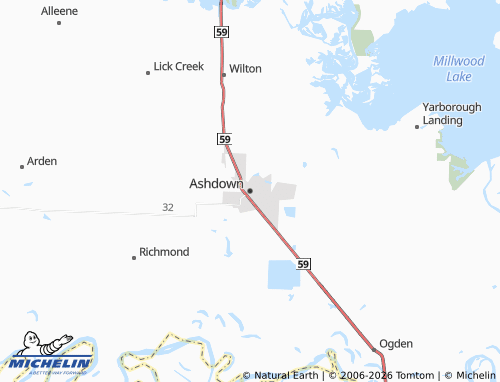 Mapa MICHELIN Ashdown - ViaMichelin